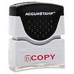 AbilityOne Pre-inked Message Stamp,"Copy",Impression 1/2"x1-5/8",Red