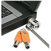 AbilityOne Laptop Security Cable Lock, Gray