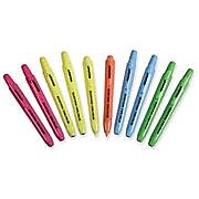 AbilityOne Retractable Highlighters, Chisel Tip, Assorted, 10/St