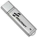 AbilityOne 4GB USB 2.0 Type A Flash Drive, Silver (NSN5584987)