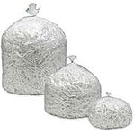 AbilityOne Heavy-Duty Shredder Bags, 20 Gallon, Clear, 31" x 36", 50/Bx