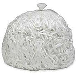 AbilityOne Medium-Duty Shredder Bags, 10 Gallon, Clear, 24" x 26", 50/Bx