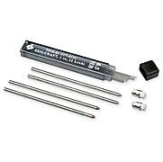 AbilityOne Refills for Aviator Pen, Medium Point, Red and Black Ink, 12/Pk