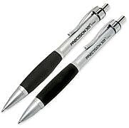 AbilityOne Mechanical Pencils with Grip, 0.5mm, Silver Barrel, 6/Pk