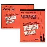 Vellum Pad, 50 Sheets, Acid-free, 8-1/2"x11", White