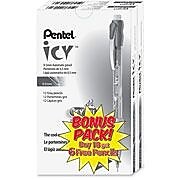 Pentel Icy™ Mechanical Pencils, Fine Point 0.5mm, Smoke Barrel, 24/Pk