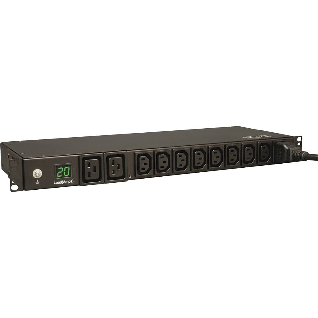 Tripp Lite 200 VAC, 208 VAC, 230 VAC, 240 VAC Metered Power Distribution Unit, 10-Outlet, Black (PDUMH20HV)