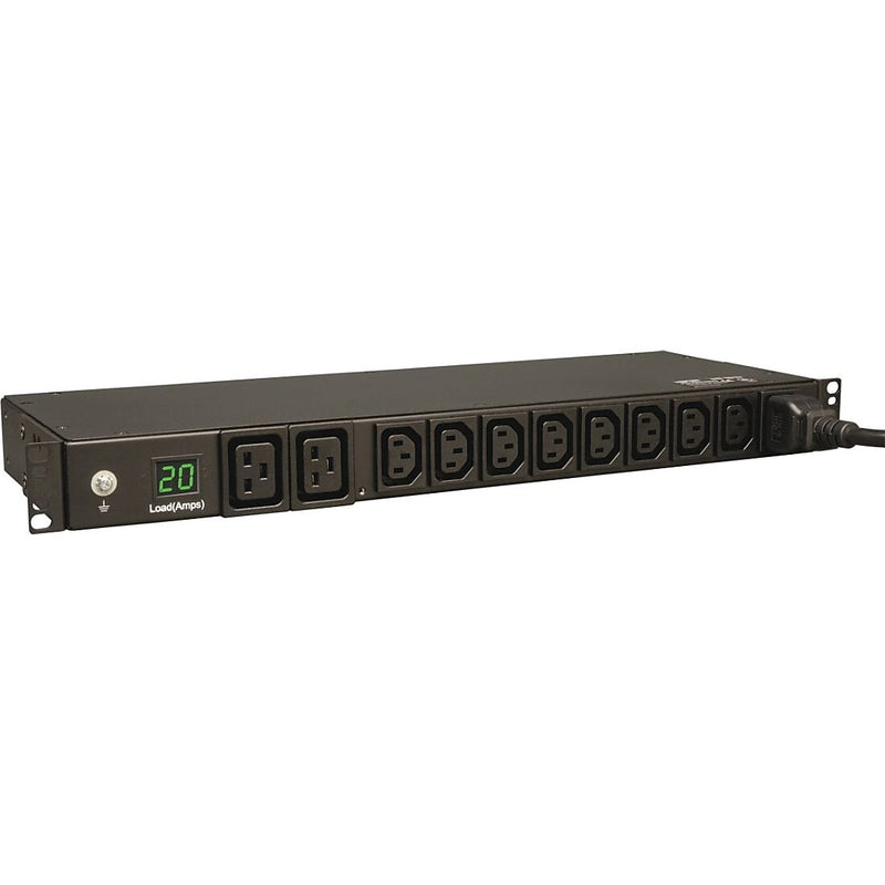 Tripp Lite 200 VAC, 208 VAC, 230 VAC, 240 VAC Metered Power Distribution Unit, 10-Outlet, Black (PDUMH20HV)