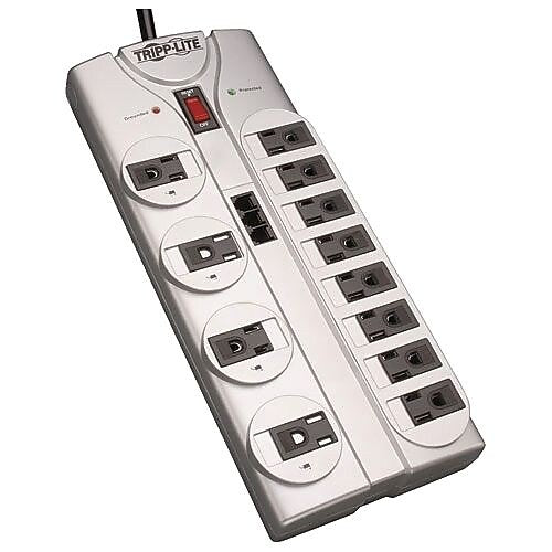 Tripp Lite 12 Outlet Surge Suppressor, 8' Cord, 2160 Joules (TLP1208TEL)