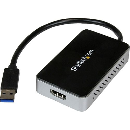 Startech® 0.52' USB 3.0 to HDMI External Video Card Multi Monitor Adapter, 1 Port (USB32HDEH)