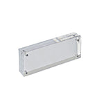 Azar Sign Holder, 8" x 3", Freestanding, Clear, Acrylic (104431)