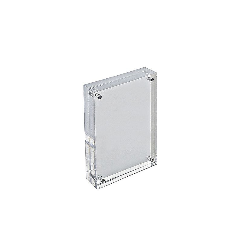 Azar Sign Holder, 4" x 6", Table Top, Clear, Acrylic (104433)