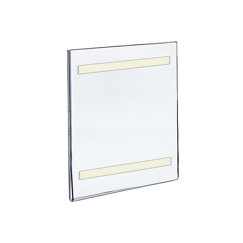 Azar Sign Holder, 7" x 11", Vertical, Wall Mounted, Clear, Acrylic, 10/Pack (122019)