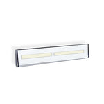 Azar Nameplate Holder, 11" x 2.5", Horizontal, Wall Mounted, Clear, Acrylic, 10/Pack (122020)