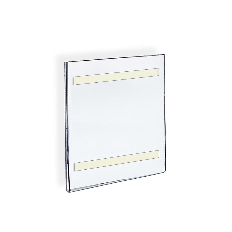 Azar Sign Holder, 5.5" x 8.5", Vertical, Wall Mounted, Clear, Acrylic, 10/Pack (122024)
