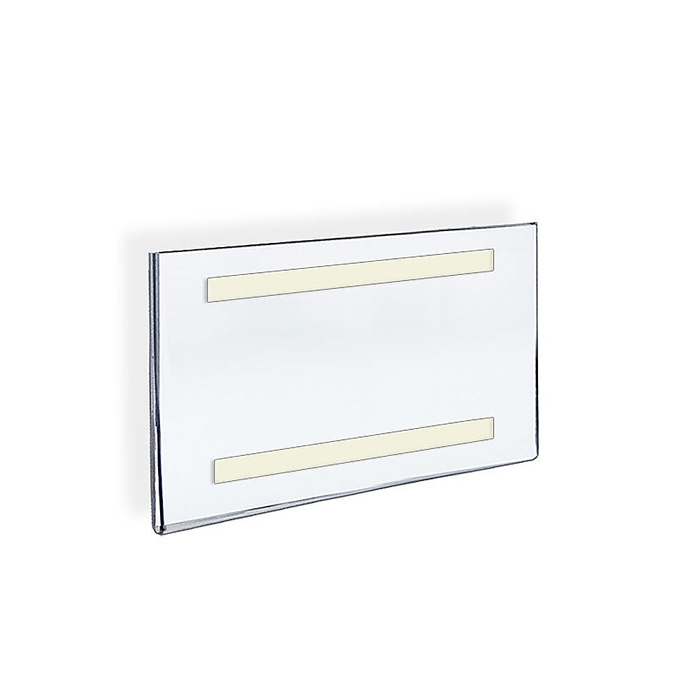 Azar Sign Holder, 10" x 8", Horizontal, Wall Mounted, Clear, Acrylic, 10/Pack (122026)