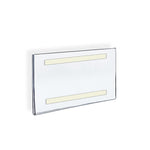 Azar Sign Holder, 10" x 8", Horizontal, Wall Mounted, Clear, Acrylic, 10/Pack (122026)
