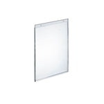 Azar Sign Holder, 7" x 11.75", Vertical, Wall Mounted, Clear, Acrylic, 10/Pack (162716)