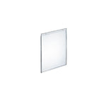 Azar Sign Holder, 5.5" x 7.75", Vertical, Wall Mounted, Clear, Acrylic, 10/Pack (162720)