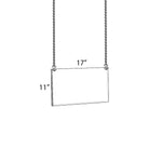 Azar Poster Holder, 17" x 11.75", Horizontal, Ceiling Hanging, Clear, Acrylic (172709)