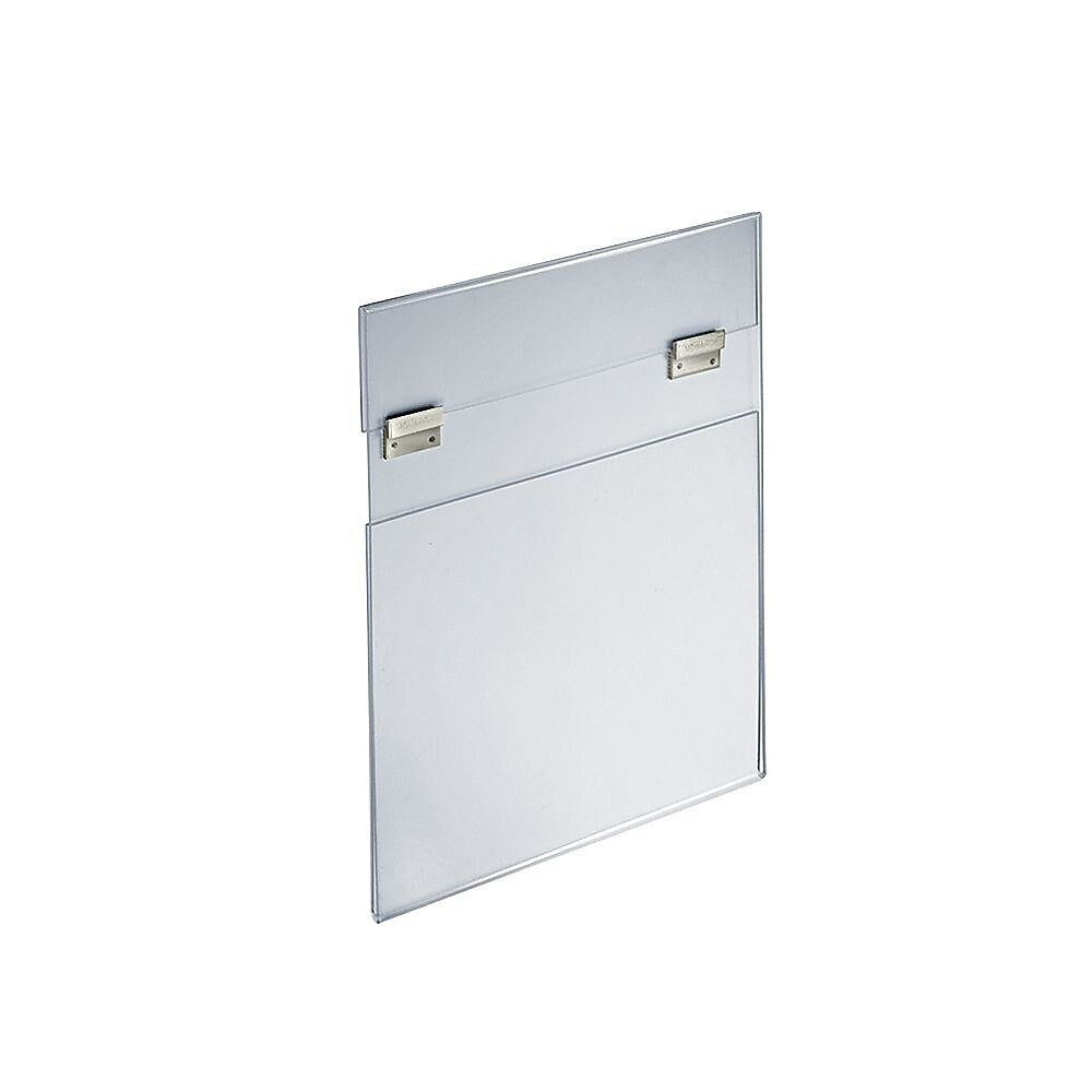 Azar Poster Holder, 18" x 24", Vertical, Wall Mounted, Clear, Acrylic (182724)