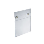 Azar Poster Holder, 18" x 24", Vertical, Wall Mounted, Clear, Acrylic (182724)