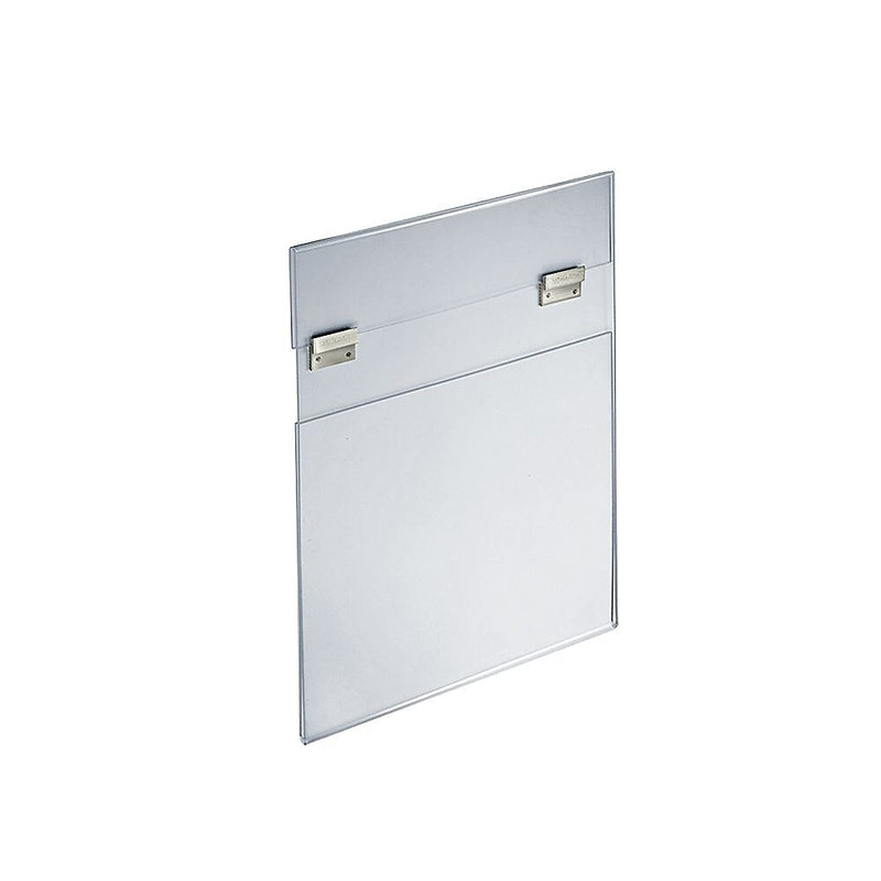 Azar Poster Holder, 18" x 24", Vertical, Wall Mounted, Clear, Acrylic (182724)