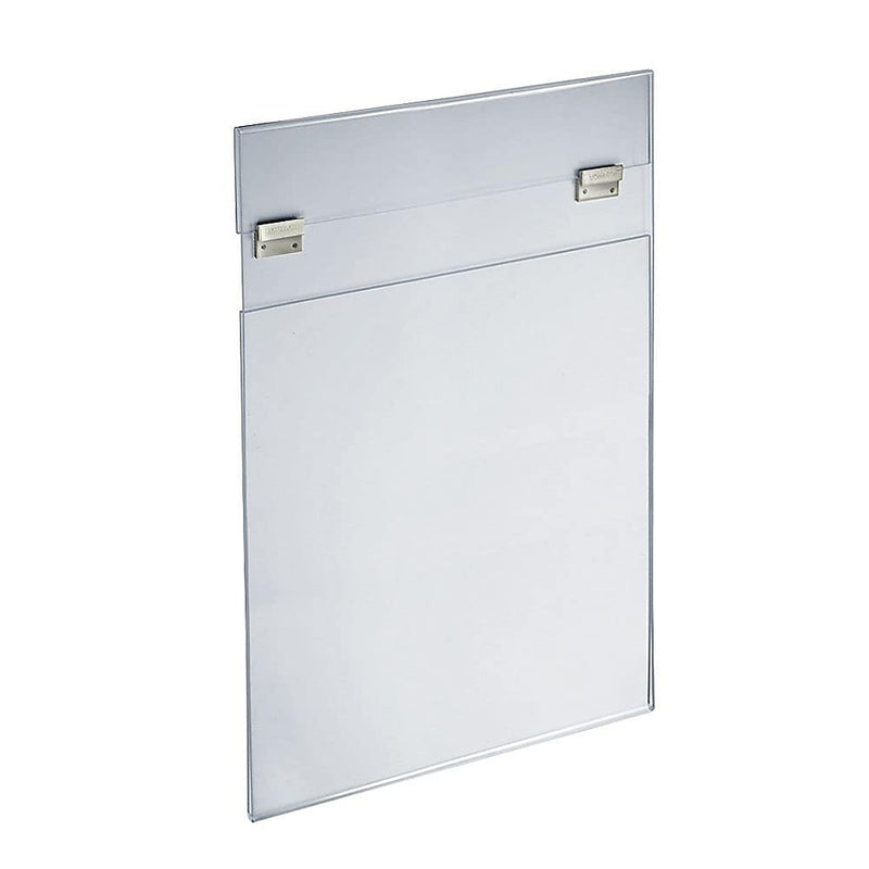 Azar Poster Holder, 24" x 36", Vertical, Wall Mounted, Clear, Acrylic (182736)