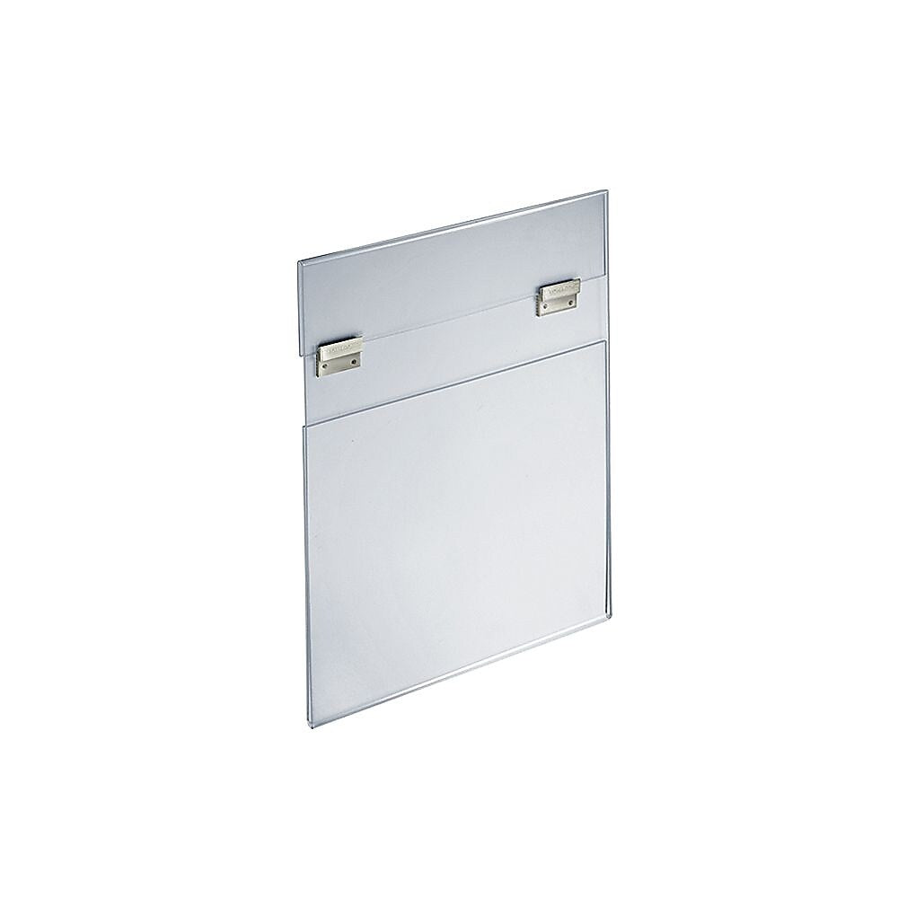 Azar Poster Holder, 17" x 22", Vertical, Wall Mounted, Clear, Acrylic (182737)