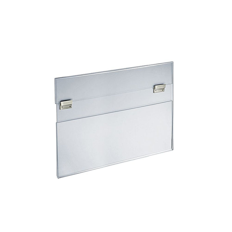 Azar Poster Holder, 22" x 17", Horizontal, Wall Mounted, Clear, Metal (182739)