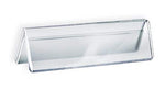 Azar Nameplate Holder, 6" x 2", Horizontal, Table Top, Clear, Acrylic, 10/Pack (192801)