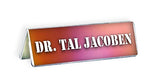 Azar Nameplate Holder, 6" x 2", Horizontal, Table Top, Clear, Acrylic, 10/Pack (192801)