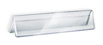 Azar Nameplate Holder, 8.5" x 2", Horizontal, Table Top, Clear, Acrylic, 10/Pack (192802)