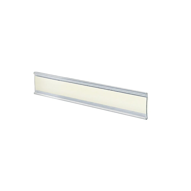 Azar Nameplate Holder, 6" x 1.5", Horizontal, Desktop/Wall, Clear, Plastic, 10/Pack (199604)