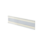 Azar Nameplate Holder, 6" x 2", Horizontal, Desktop/Wall, Clear, Plastic, 10/Pack (199607)