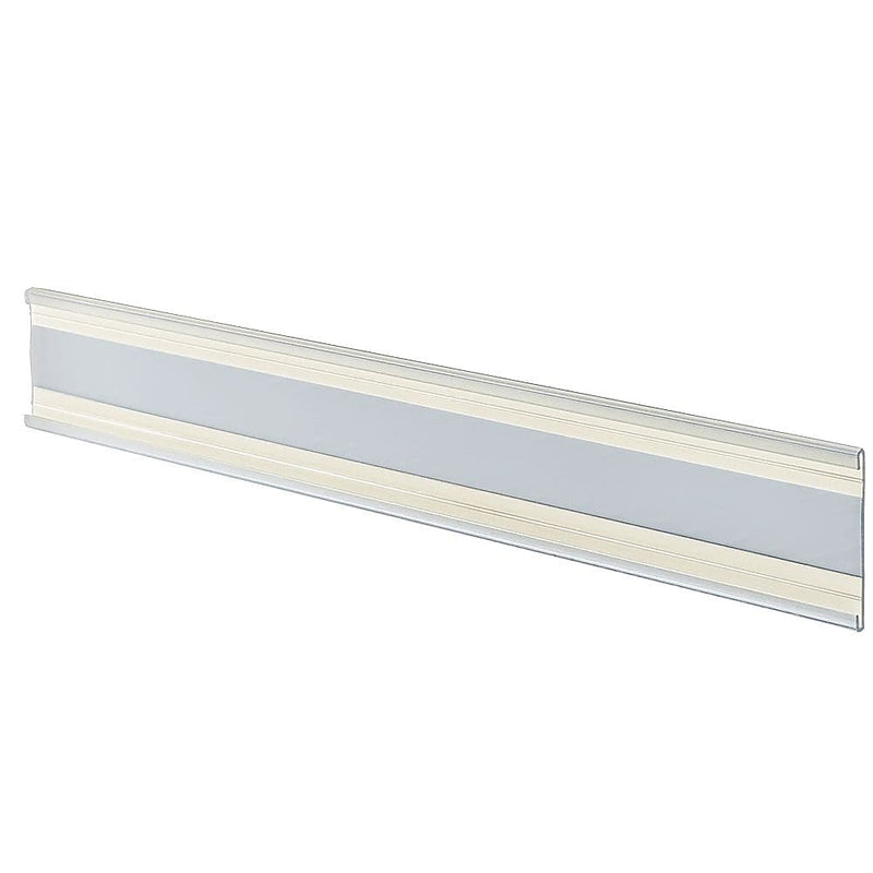 Azar Nameplate Holder, 11" x 2", Horizontal, Desktop/Wall, Clear, Plastic, 10/Pack (199609)