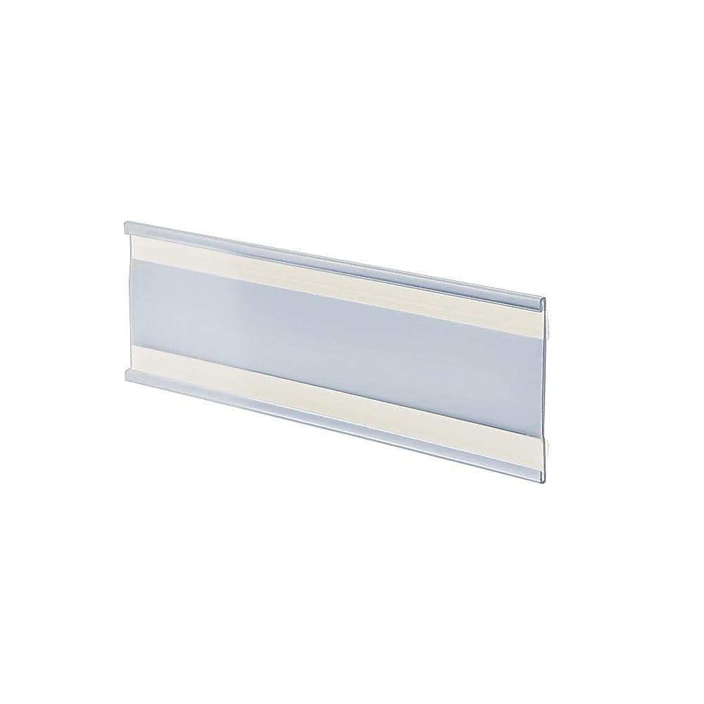 Azar Nameplate Holder, 6" x 3", Horizontal, Desktop/Wall, Clear, Plastic, 10/Pack (199610)