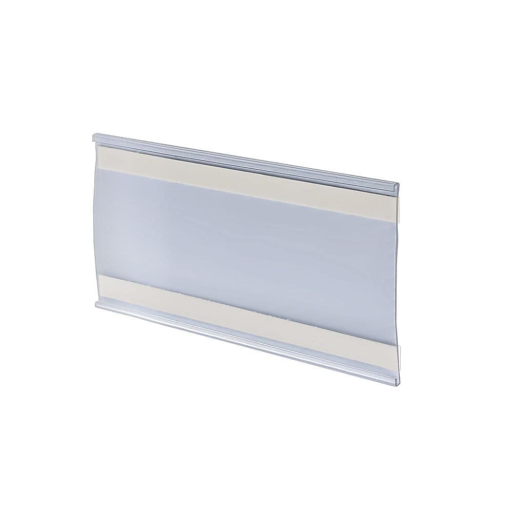 Azar Nameplate Holder, 6" x 4", Horizontal, Desktop/Wall, Clear, Plastic, 10/Pack (199613)