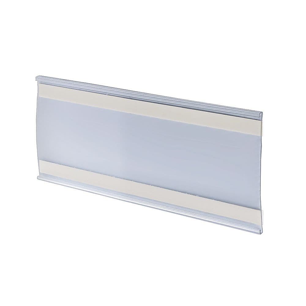 Azar Nameplate Holder, 8.5" x 4", Horizontal, Desktop/Wall, Clear, Plastic, 10/Pack (199614)