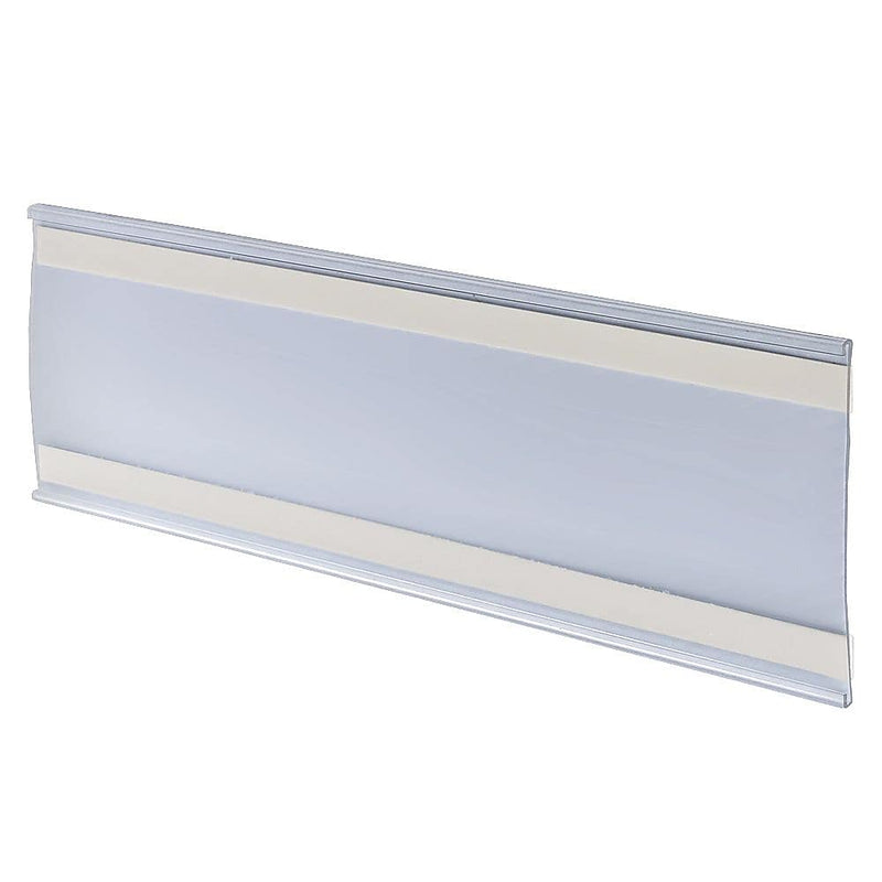 Azar Nameplate Holder, 11" x 4", Horizontal, Desktop/Wall, Clear, Plastic, 10/Pack (199615)