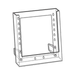 Azar Brochure Holder, 9" x 11.25", Vertical, Table Top, Clear, Plastic, 10/Pack (252302)