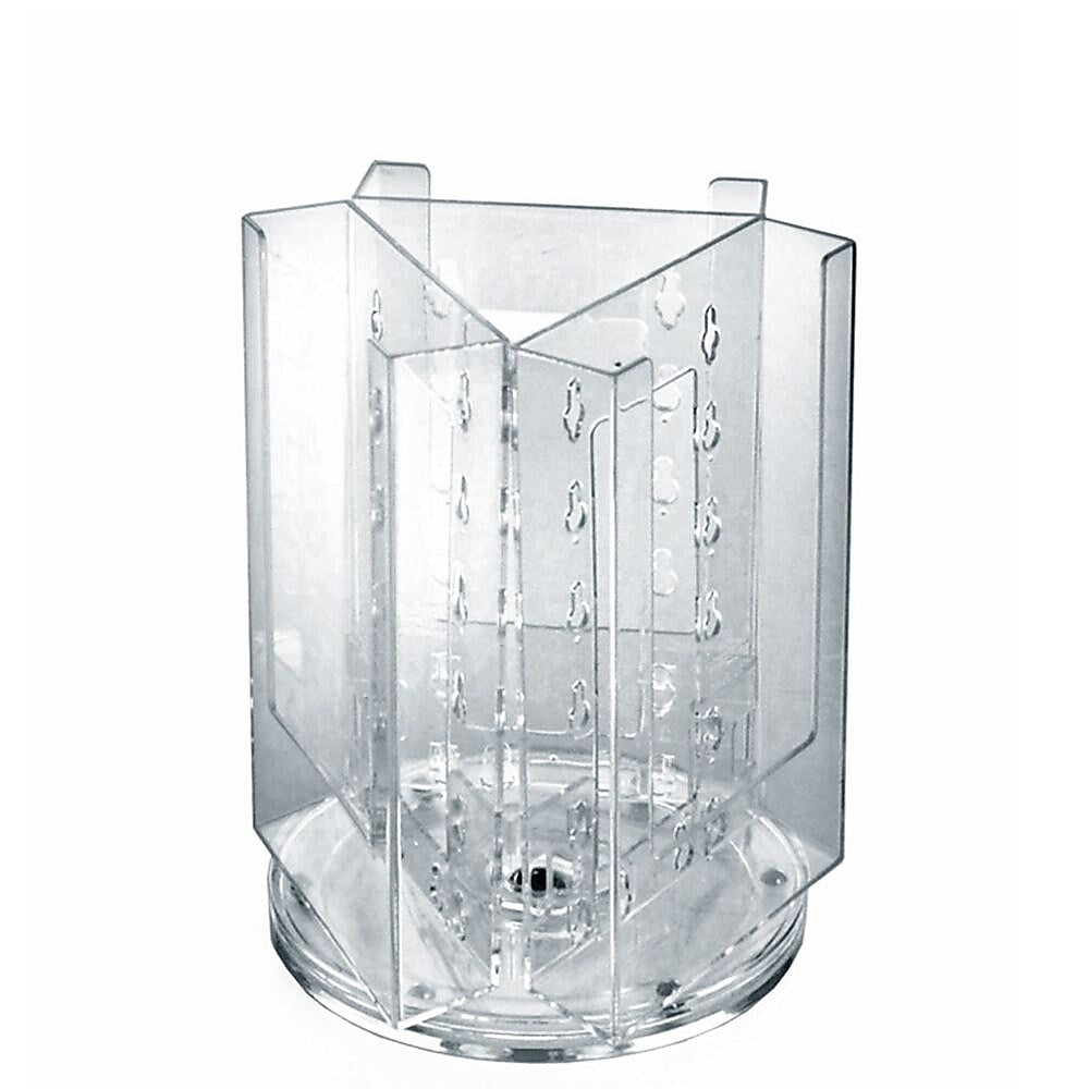 Azar Brochure Holder, 7" x 8.25", Vertical, Table Top, Clear, Plastic (252316)