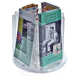 Azar Brochure Holder, 8" x 8.25", Vertical, Table Top, Clear, Plastic (252317)