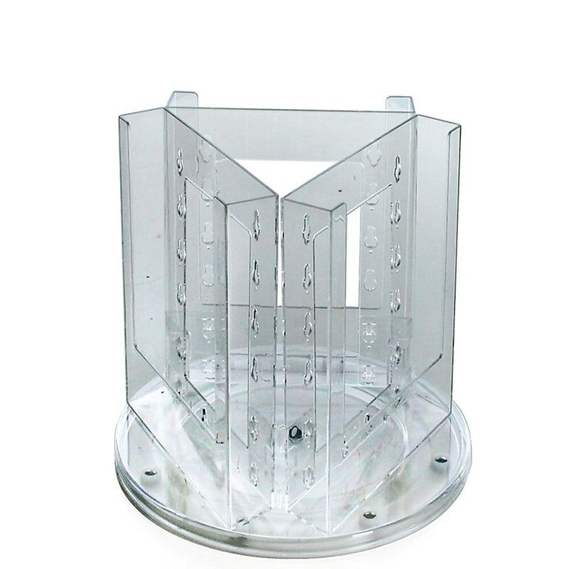 Azar Brochure Holder, 9" x 9", Vertical, Table Top, Clear, Plastic (252318)