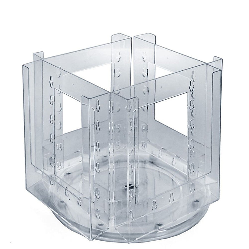 Azar Brochure Holder, 9.5" x 9", Vertical, Table Top, Clear, Plastic (252319)