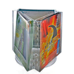 Azar Brochure Holder, 11" x 11.75", Vertical, Table Top, Clear, Plastic (252320)