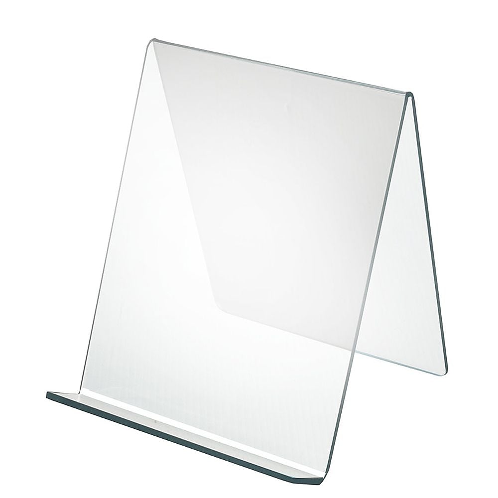 Azar Displays 9"W x 9.5"D x 10.5'H Easel Display. Front Lip: 1.75"H, 10-Pack (515450)