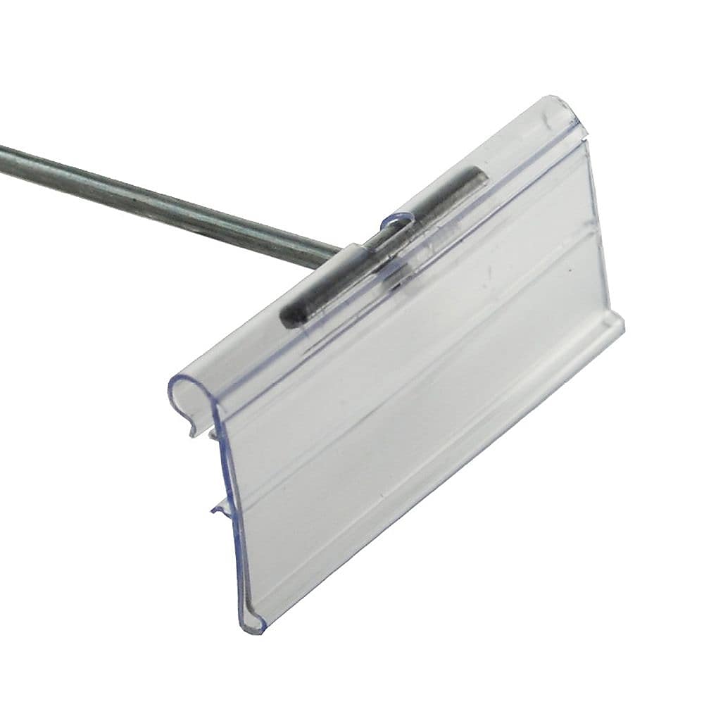 Azar Displays 3"W x 1.25"H Flip Scan Label Holder, 50-Pack (700841)
