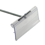 Azar Displays 3"W x 1.25"H Flip Scan Label Holder, 50-Pack (700841)