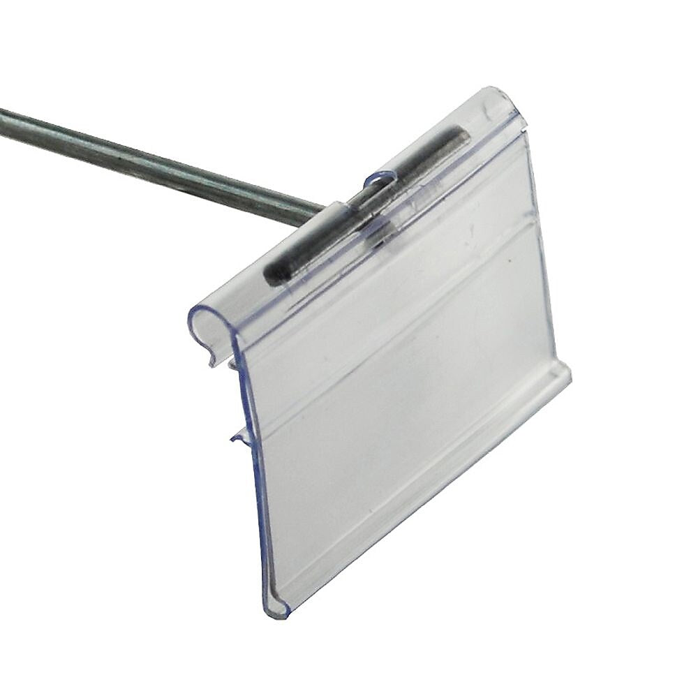 Azar Displays 2"W x 1.5"H Flip Scan Label Holder, 50-Pack (700842)